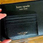 Kate Spade   wristlet large wallet and matching card holder set of two! holiday Photo 1