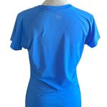 Under Armour -women’s blue heat gear, v neck, short sleeves Photo 3