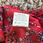 Altar'd State  Women’s Red Bandana Tie-Front Blouse, Size S Photo 6