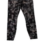 Athleta  Lighting Camo Leggings Medium Black Gray 7/8 Pockets Active Photo 2