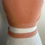 ZARA  Orange‎ Cut Out Crop Top Photo 7