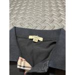 Burberry  Brit Polo Shirt Womens XXL Black Tartan‎ Nova Check Accent Collared Photo 2