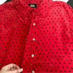 APC x Vanessa Seward Silk Blouse Frilly Collar Button Down Shirt Blouse size M Size M Photo 2