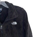 The North Face Black Fuzzy Fleece Full Zip Jacket Sz S Photo 1
