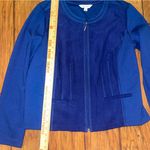 Studio Works Royal Blue Zip-Up jacket blazer size 18 EUC Photo 4
