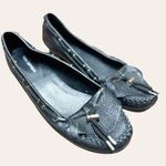 via spiga Women’s  Black Leather Flat Loafers Size  8.5 Photo 0