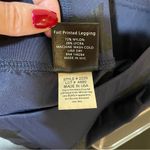 Terez  Navy Blue Black Star Foil Printed Athletic Leggings Size Medium Photo 2