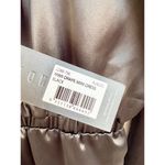 LIONESS NWT Long Sleeve Mimi Drape Satin Mini Dress Black Women's Size AU6 / XS Photo 6