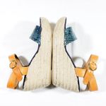 KANNA Espadrille Wedges Size 8 Snake Top Multiple Photo 3