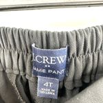J.Crew  Size 4 Tall Jamie Pant Elastic Waist Black Casual Work Pants Photo 2