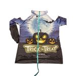 HALLOWEEN Trick or Treat cut out shoulder blouse size L/XL Blue Size L Photo 5