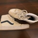 Vans Women's High-Top Sneakers in White and Navy Photo 1