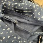 Brandy Melville  Blue Floral Tie-Back Slip Mini Dress Photo 6