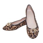 Kate Spade  New York Maline Bow Ballet Flat Leopard Hair-calf Leather Slip On 6.5 Photo 0
