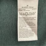 EAC Luxury Solid Green Short Sleeves Cotton V Photo 5