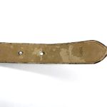 Dockers  Womens M Colorblock Belt Western Brown‎ Red Black Leather Brass Photo 7