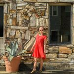 Umgee Neck Dress with Polka Dot Fabric and Crochet Lace Details size Small Photo 5