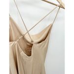 Show Me Your Mumu  Verona Champagne Luxe Satin Dress Size M Wedding Event Party Photo 6