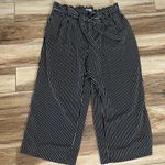 Pop sugar black striped dress ankle pants Photo 0