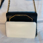 Louise et Cie Authentic  Two-Tone Leather small Crossbody / Magnetic Flap closure Photo 1