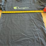 Champion  Long Sleeve Shirt Medium Black Neon Logo Photo 3