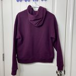 Champion EUC  women’s dark purple pink logo pullover hooded sweatshirt‎ small Photo 5