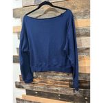 Victoria Secret Pink Everyday Lounge Off Shoulder boat neck sz XL Blue Photo 3