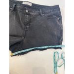 Torrid Black Denim Cut Off Shorts EUC Sz 18 Plus Size Cotton Spandex Casual Photo 12