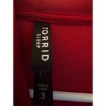 Torrid Sleep Red Velvet Jacket – Women’s Size 3 (Plus) Photo 6
