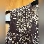 Jaclyn Smith  Sleeveless Top Brown Beige Print Shirt Kmart Vintage NWT Large Photo 2