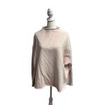 Frank & Eileen Effie Long Sleeve Funnel Neck Capelet Fleece Light Pink Medium Photo 2