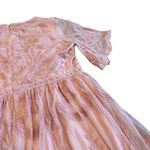 Pinkblush  Pink Lace Maxi Dress Short Sleeve Maternity Photo Shoot Size XL Womens Photo 9