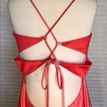 Jump  Pink Prom Dress Strapless Tie Back Size 11-12 Photo 6