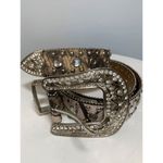 Blazin Roxx Green and Pink Camo Jeweled Western Belt Photo 1