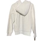 Gap NWT  White Cream Fuzzy Sherpa Hoodie Full Zip Jacket Cozy Fuzzy Sweater‎ XL Photo 1