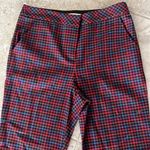 Trina Turk The Willis Flare Pants Multicolor Houndstooth Print Size 0 EXCELLENT! Photo 7