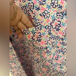 Lilly Pulitzer Lily Pulitzer Sea View Linen Floral Button Down Shirt Photo 4