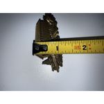 JJ Covered Bridge Brooch Pin Large Gold Tone‎ Vintage Photo 3