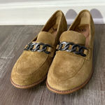 Sofft Chain Link Loafer Suede Nevara Hazelwood Brown Tan Shoes Casual Dressy 8.5 Photo 0
