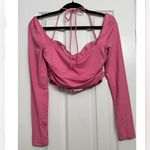 Princess Polly  Galyn Long Sleeve Top Pink Photo 5