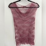 Limited Too  vintage Y2K pink boho off the shoulder pink lacy blouse size medium Photo 8