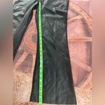 ZARA Black Faux Leather Pants  Photo 2