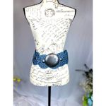 8 Other Reasons  Montana Stallion Belt Studded Blue Denim 43" Photo 7