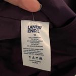 Lands' End  10 High-Waisted Bikini Bottoms Purple Swim NWT Photo 3