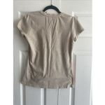 Nike ACG Womens Medium Tan Floral Top Round Neck Photo 6