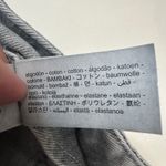 ZARA Wide Leg Cropped Jeans Gray Wash High Waist‎ Pockets Belted Womens Size 6 Photo 9