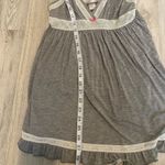 Victoria's Secret vs gray babydoll dress with pink bows and lace detailing Photo 2