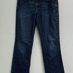 Gap Womens Curvy Blue Jeans Size 8 XL Bowery Raw Hem Dark Wash Denim Inseam 31" Photo 0