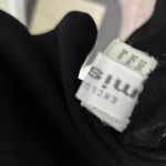 Misook  Wrinkle Resistant Black Short Sleeve Turtleneck Sweater, Medium Photo 4