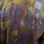 T Tahari TAHARI NWT Floral Velvet Bomber Jacket with Silk Lining and Chain Zipper Photo 3